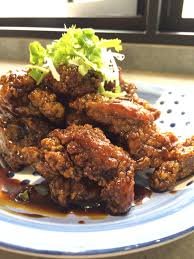 Deep Fried Pork Chop In Marmite Sauce Deep Fried Pork Chops Pork Recipes Fried Pork