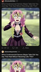 What Controversial Demon Slayer Take Did You Just Say That Had Mitsuri  Reacting Like This? : rKimetsuNoYaiba
