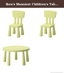 Ikea S Mammut Children S Table Light Green And Mammut Children S Chair Light Green 2 Pack We Got The Idea For The M Childrens Chairs Childrens Table Ikea