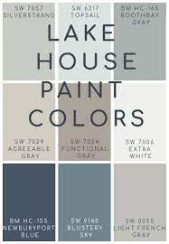 Lake House Blue And Gray Paint Colors