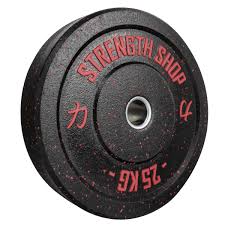 Rubber Olympic Bumper Plates With Crumb Decal | Exersci