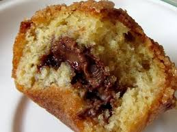Muffins A La Banane Coeur Nutella Recette Par Une Aiguille Dans L Potage Nutella Muffins A La Banane Alimentation