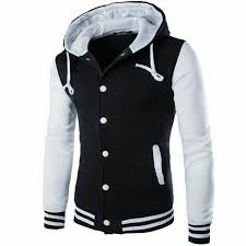 Pin By Elagin Denis On Outfit Hombre Varsity Jacket Men Mens Jackets Hooded Baseball Jacket