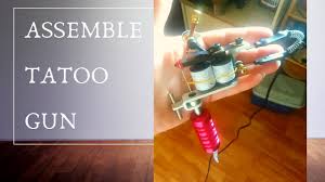 How to use tattoo guns? How To Set Up Tattoo Gun Dragon Hawk Tattoo Machine Assemble Youtube
