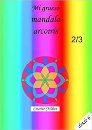 Lució una cinta con los colores del arcoiris durante la eurocopa. Mi Grueso Mandala Arcoiris Libro Para Colorear Mandala Para Ninos 2 De 3 Creative Children Amazon Es Libros