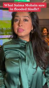What Saima Mohsin saw in flooded Sindh? #fyp #foryoupage #floodsinpakistan