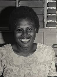 This lady worked in an office in either Madang or Mount Hagen
