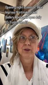 Visit Impress Printmakers and Gallery art show ‘Blue’ open daily 10-3 until  June 23. Brisbane artists at their best ! Don’t miss out 😀#artshow