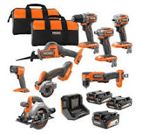 18V SubCompact Brushless Cordless 8-Tool Combo Kit with (2) 2.0 Ah  Batteries, 4.0 Ah Battery, Charger, and Bag