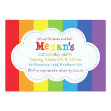 Quickly and efficiently customize our online birthday party invitation template to impress your guests and find out who's coming. Free Rainbow Birthday Invitations Free Printable Birthday Invitation Templates Bagvania