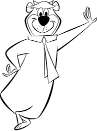 Kids N Fun Coloring Page Yogi Bear Yogi Bear Bear Coloring Pages Cartoon Coloring Pages Coloring Pages