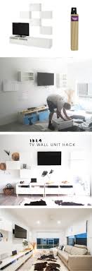Parts list and cost at the beginning of the video. Monochrome Ikea Besta Tv Wall Unit Hack Tomfo