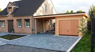 Prix garage ossature bois 50m2. Cout D Un Garage En Bois Prix Construction 20m2 Design De Maison Garage Toit Plat Construire Un Garage Garage Bois Toit Plat