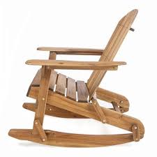 Great Deal Furniture Estelle Outdoor Natural Finish Acacia Wood Adirondack Rocking Chairs Set Of 2 M Adirondack Rocking Chair Rocking Chair Diy Rocking Chair