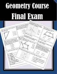 M < 0 positive gradients: Geometry Final Exam Worksheets Teaching Resources Tpt