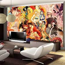 Japanese Anime 3d Wallpaper One Piece Wall Mural Cartoon Wallpaper For Walls Photo Wallpaper Kids B Anime 3d Wallpapers Brick Wall Wallpaper Custom Wall Murals