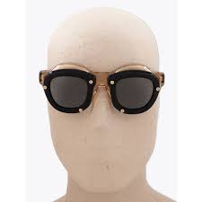 KUBORAUM EYEWEAR — W1 Honey Black Mask Sunglasses