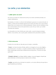 Es un paso más para que tu currículum destaque. La Carta Y Sus Elementos Comunicacion Semiotica