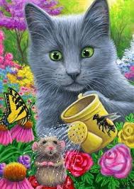 Pin By Katharina Kieff On Funny Animals Cat Painting Cat Art Cat Portraits
