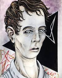 Walter Gilman' 9x12, 2020 . . . . #horrorart #occultart #witchouse  #lovecraft #necronomicon #astralprojection