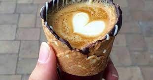 Ab Sofort Wollen Wir Unseren Kaffee Nur Noch Aus Der Waffel Trinken Lebensmittel Essen Kaffee Rezepte Rezepte