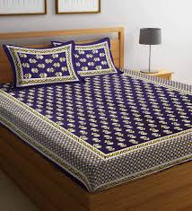 Free shipping every day at jcpenney®. Buy Screen Print Purple Color Cotton Double Bed Sheet With Two Pillow Covers By Rajasthan Decor Online Floral Double Bed Sheets Bedding Mattresses Bedding Pepperfry Product