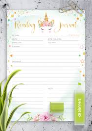 Check spelling or type a new query. Download Printable Colored Reading Journal Template Pdf
