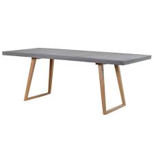 Concrete Top Dining Table By Out There Interiors Concrete Top Dining Table Concrete Dining Table Grey Dining Tables