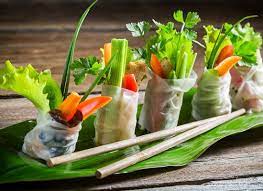 > asien og ethno food > dim sum. Party Fingerfood Vegetarische Asia Glucksrollen