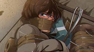 Robbed Bank Girl In A Suitcase – Bondage Art | GagTheGirl