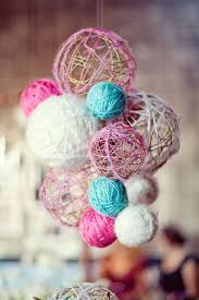 Yarn Diy Yarn Chandelier Diy Baby Stuff