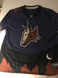 New jersey devils authentic adidas reverse retro hockey jersey. For Trade Arizona Coyotes Fanatics Large Reverse Retro Jersey Hockeyjerseys