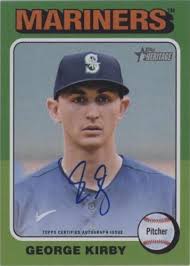 2025 Topps Heritage George Kirby Green Border #190