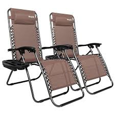 Bonnlo Infinity Zero Gravity Chair Outdoor Lounge Patio Chairs With Pillow And Utility Tray Adjust Lounge Chair Outdoor Gravity Chair Zero Gravity Chair Patio