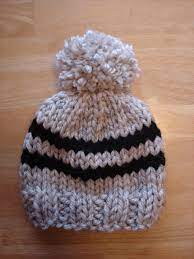 Free Knitting Pattern Toddler Rugby Hat Baby Hat Knitting Pattern Knitting Patterns Free Hats Baby Hats Knitting