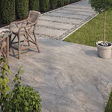 Until you actually step on this floor it looks those are actually tiles. Outdoor Tiles Exterior Garden Tiles Wickes