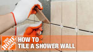 Ceramic shower tiles may be damaged or broken over a period of years. How To Tile A Shower Wall The Home Depot Youtube