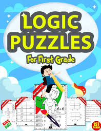 Choose your age to start the game with math & logic puzzles by the logiclike team. Buy Logic Puzzles For First Grade Brain Games For Kids Ages 4 8 Brain Quest Math Workbook Homeschool Brain Games Grade 1 Brain Teasers For Kids Thinking Puzzles Riddles For Kids