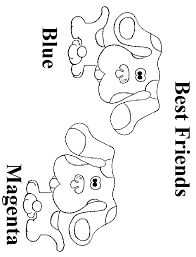 All rights belong to their respective owners. Blues Clues Magenta Coloring Pages Nick Jr Coloring Pages Blues Clues Blue S Clues