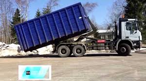 Chargement Benne Ampliroll Mercedes Benz Actros Youtube