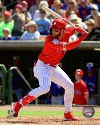 Bryce Harper Philadelphia Phillies 2018 Spring Training At Bat Mlb Baseball 8 X 10 Photo Phillies Chicago Cubs Baseball Baseball