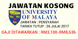 Cari jawatan kosong malaysia terkini 2021. Jawatan Kosong Universiti Malaya Umcced The Jawatan Kosong