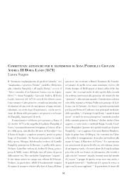 Add some information about princess olimpia anna aldobrandini. Pdf Committenze Artistiche Per Il Matrimonio Di Anna Pamphilj E Giovanni Andrea Iii Doria Landi 1671