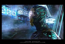 The contrast with the worn inner belt which is common in the cyberpunk art of futuristic technology below we have listed our favorite cyberpunk character concepts. Artstation Cyborg 3d Concept Art Javier Cattaino
