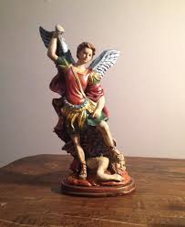 Que dios manifieste sobre él su poder, es nuestra humilde súplica. Proiart San Miguel Arcangel En Ceramica Con Tecnica De Facebook
