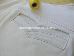 خياطة و تفصيل كيفية خياطة جيب سروال بالصور خطوة بخطوة Grey Jean Pocket Pants Sewing Pockets