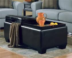 Durahide Bicast Black Storage Ottoman With Reversible Tray Tops By Ashley Furniture Knoxville Wholesa Furniture Wholesale Furniture Nebraska Furniture Mart