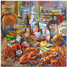 New Orleans Artist Louisiana Art New Orleans Art Seafood Art