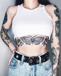 Pin By Sym On T A T T O A N D P I E R C I N G Belly Tattoos Girls With Sleeve Tattoos Tattoos