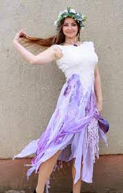 No matter the hue, purple has a mystical feel that naturally pairs nicely with green. Open Back Wedding Dress For Boho Wedding Ombre Wedding Dress Etsy